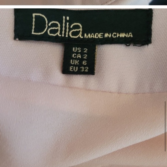 Dalia Blush Pink High Waisted Pleated Skirt S2. - Picture 4 of 11